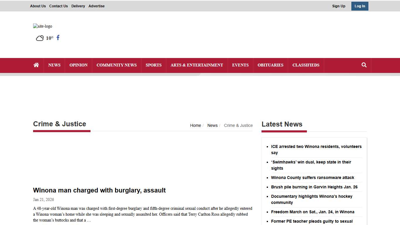 Crime & Justice winonapost.com